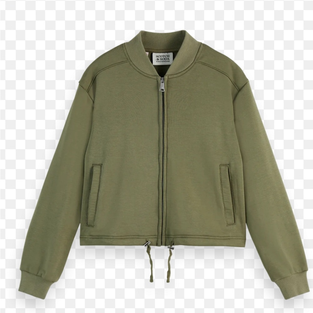 SOLD- Scotch & Soda Olive Green Bomber Jacket
